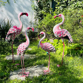 Cranescape - Set of 2 Metal Crane Garden Statues